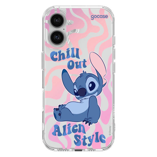 Capinha para celular Lilo & Stitch - Stitch Deitado com frase