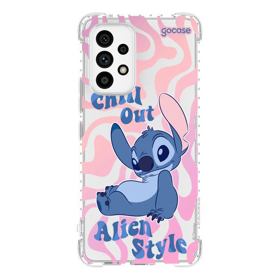 Capinha para celular Lilo & Stitch - Stitch Deitado com frase