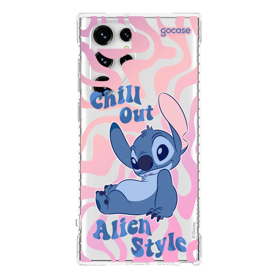 Capinha para celular Lilo & Stitch - Stitch Deitado com frase