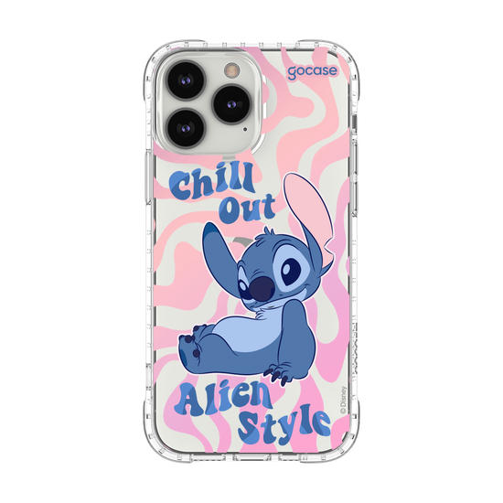 Capinha para celular Lilo & Stitch - Stitch Deitado com frase