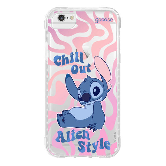 Capinha para celular Lilo & Stitch - Stitch Deitado com frase