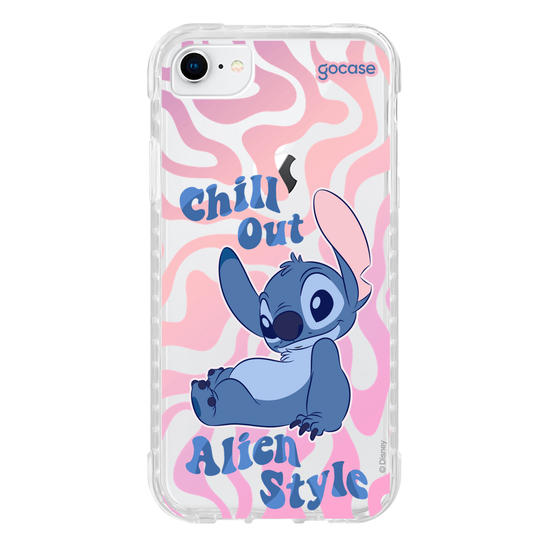 Capinha para celular Lilo & Stitch - Stitch Deitado com frase