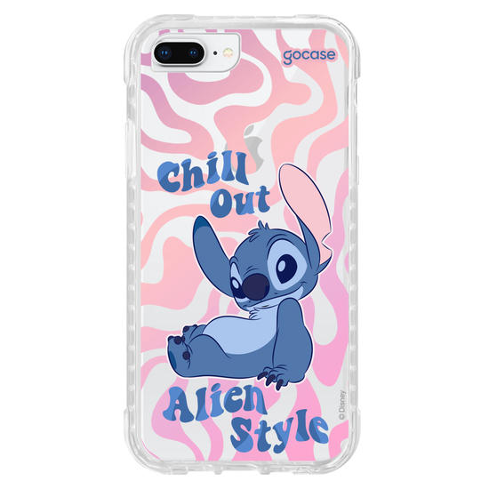 Capinha para celular Lilo & Stitch - Stitch Deitado com frase