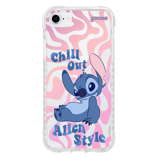 Capinha para celular Lilo & Stitch - Stitch Deitado com frase