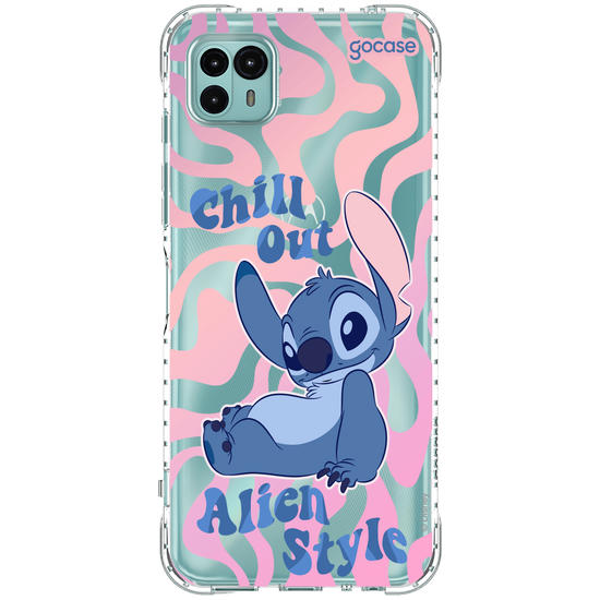 Capinha para celular Lilo & Stitch - Stitch Deitado com frase