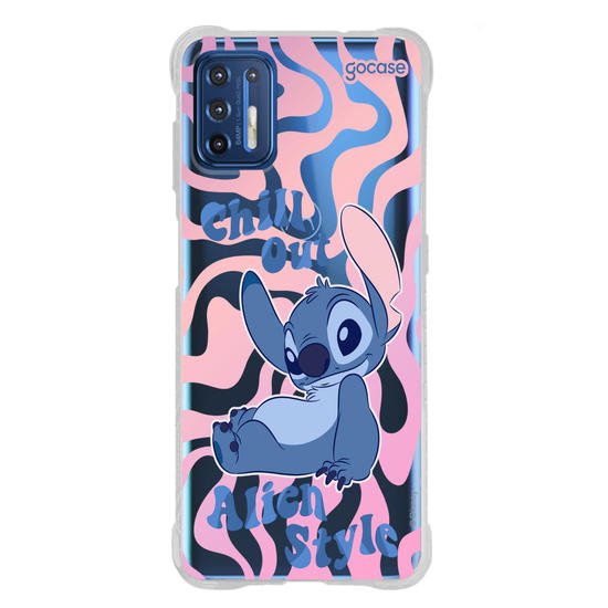 Capinha para celular Lilo & Stitch - Stitch Deitado com frase