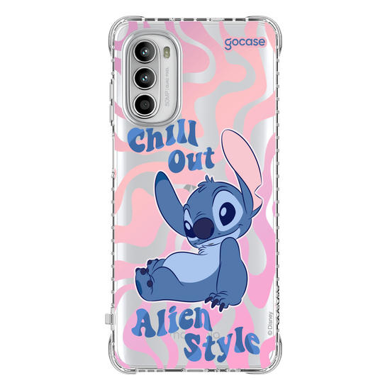 Capinha para celular Lilo & Stitch - Stitch Deitado com frase