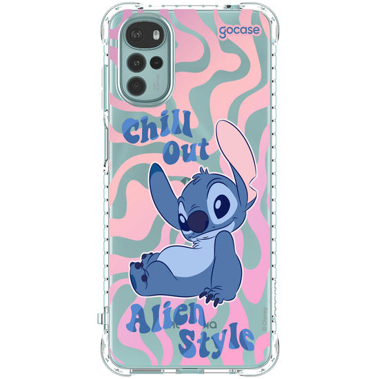 Capinha para celular Lilo & Stitch - Stitch Deitado com frase