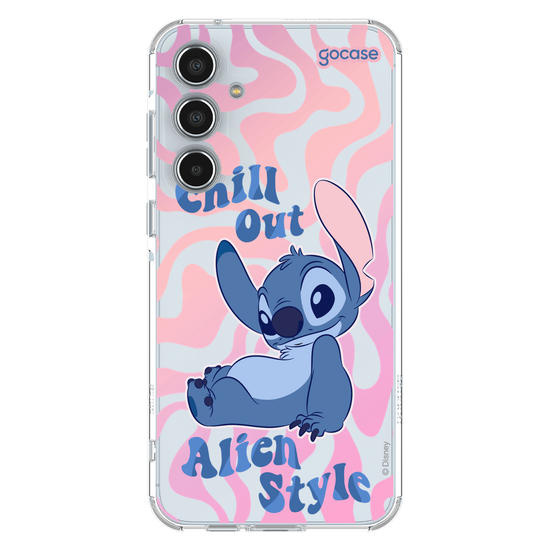 Capinha para celular Lilo & Stitch - Stitch Deitado com frase