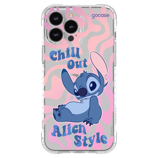 Capinha para celular Lilo & Stitch - Stitch Deitado com frase