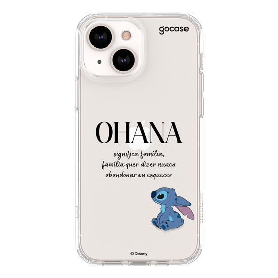 Capinha para celular Lilo & Stitch - Ohana Significa Família