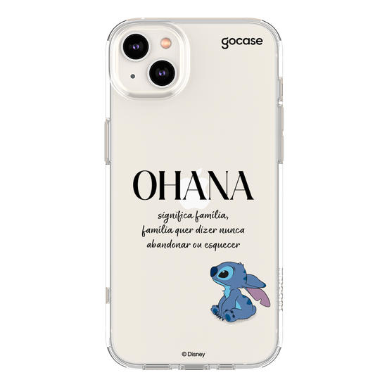 Capinha para celular Lilo & Stitch - Ohana Significa Família