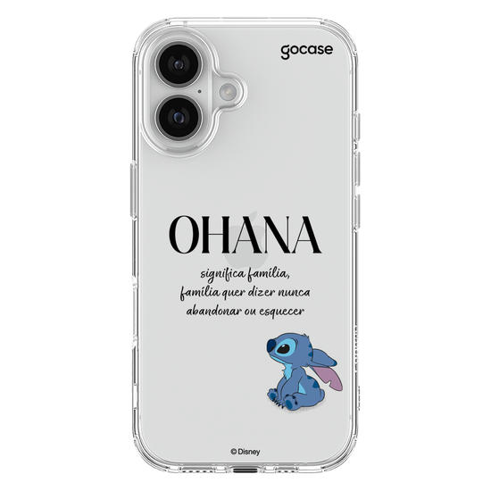 Capinha para celular Lilo & Stitch - Ohana Significa Família