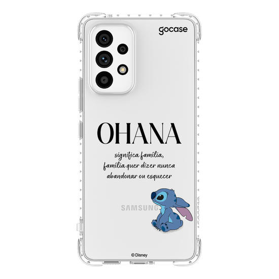 Capinha para celular Lilo & Stitch - Ohana Significa Família