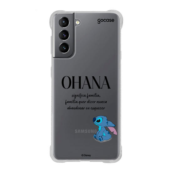 Capinha para celular Lilo & Stitch - Ohana Significa Família