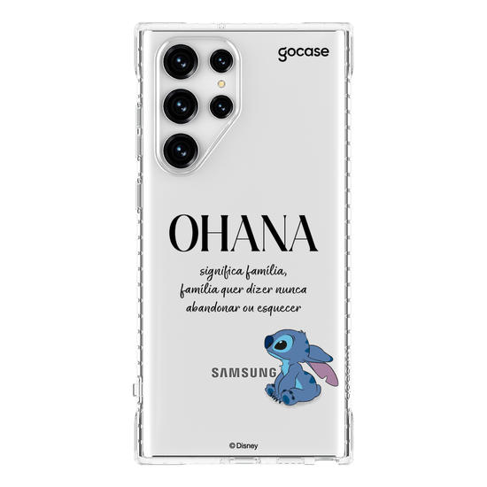 Capinha para celular Lilo & Stitch - Ohana Significa Família