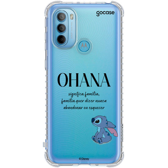 Capinha para celular Lilo & Stitch - Ohana Significa Família