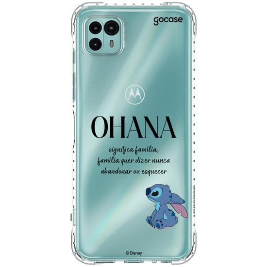 Capinha para celular Lilo & Stitch - Ohana Significa Família