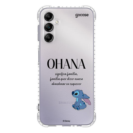 Capinha para celular Lilo & Stitch - Ohana Significa Família