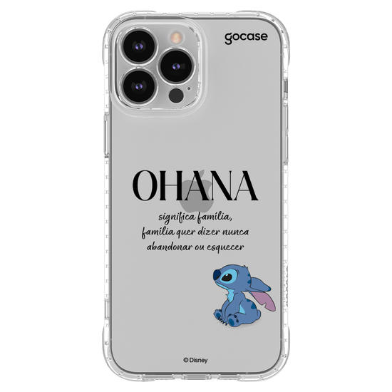 Capinha para celular Lilo & Stitch - Ohana Significa Família