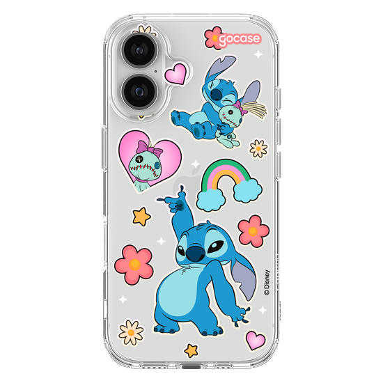 Capinha para celular Stitch - Stickers Cute