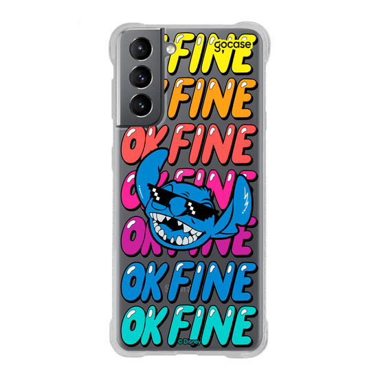 Capinha para celular Stitch - Ok Fine