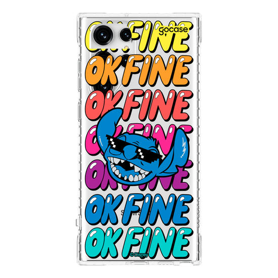 Capinha para celular Stitch - Ok Fine