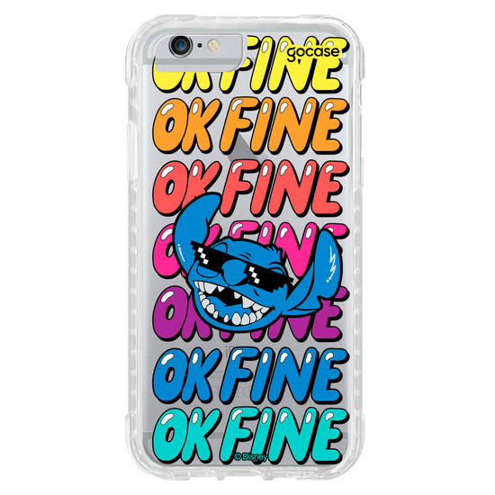 Capinha para celular Stitch - Ok Fine