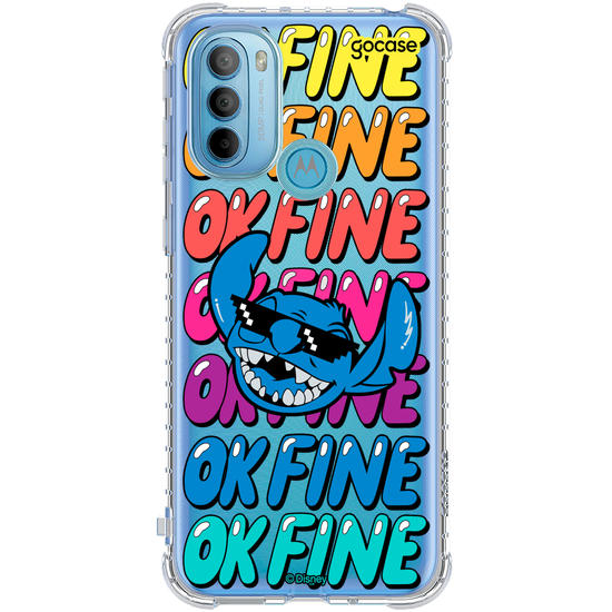 Capinha para celular Stitch - Ok Fine