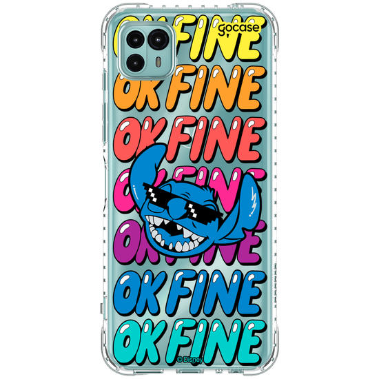 Capinha para celular Stitch - Ok Fine