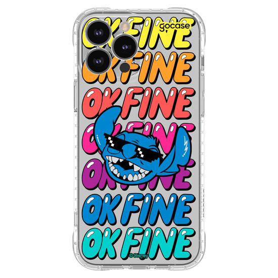 Capinha para celular Stitch - Ok Fine