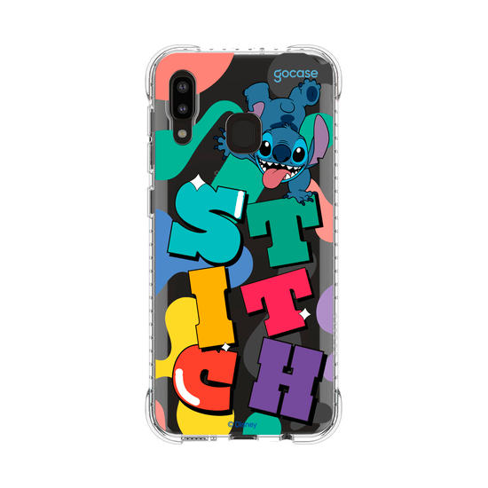 Capinha para celular  Stitch Cool Groovy Name