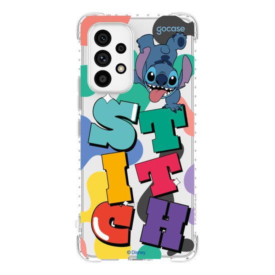 Capinha para celular  Stitch Cool Groovy Name