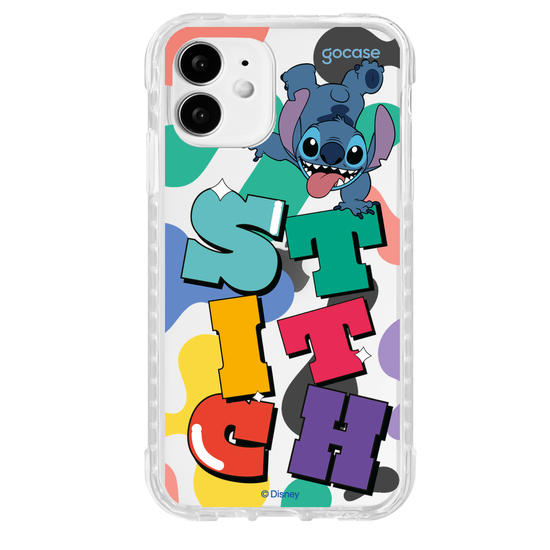 Capinha para celular  Stitch Cool Groovy Name