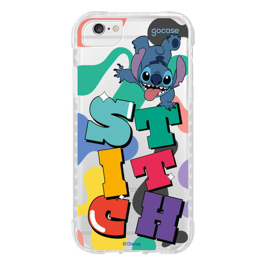 Capinha para celular  Stitch Cool Groovy Name