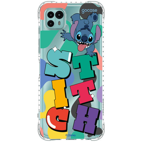 Capinha para celular  Stitch Cool Groovy Name
