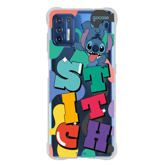 Capinha para celular  Stitch Cool Groovy Name