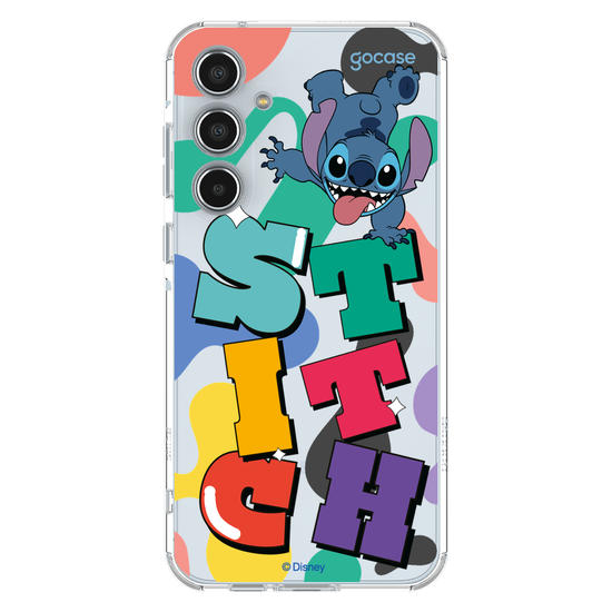 Capinha para celular  Stitch Cool Groovy Name