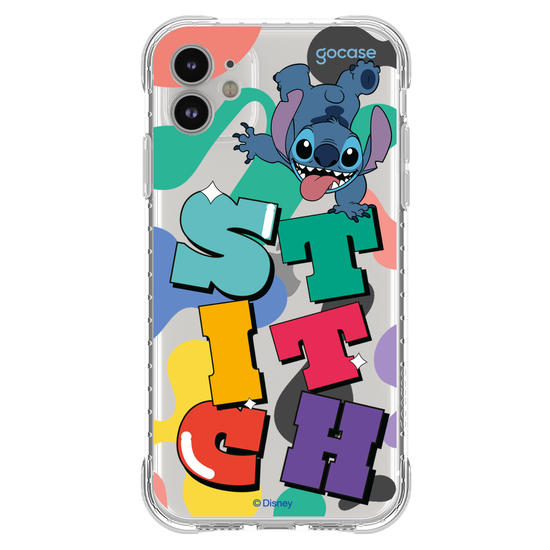 Capinha para celular  Stitch Cool Groovy Name