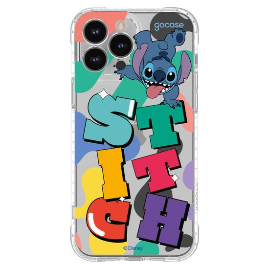 Capinha para celular  Stitch Cool Groovy Name