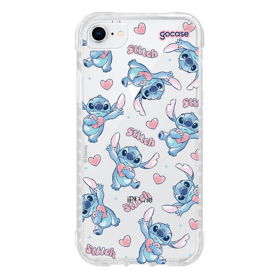 Capinha para celular  Stitch Pattern Watercolor