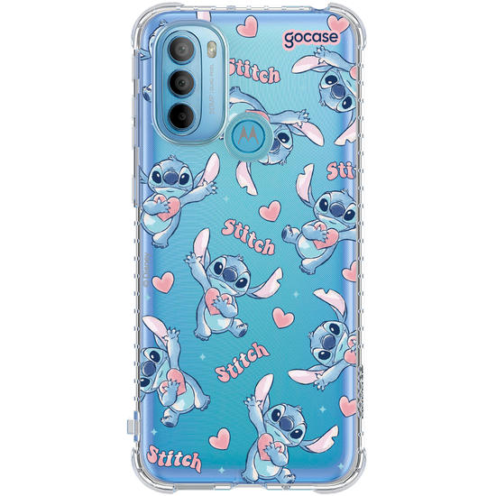 Capinha para celular  Stitch Pattern Watercolor