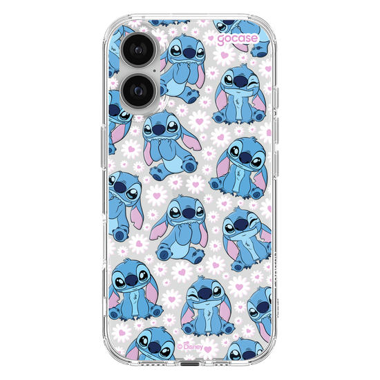 Capinha para celular  Stitch Flower Bloom