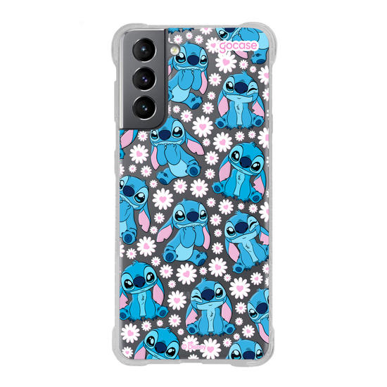 Capinha para celular  Stitch Flower Bloom
