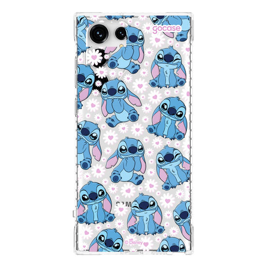 Capinha para celular  Stitch Flower Bloom