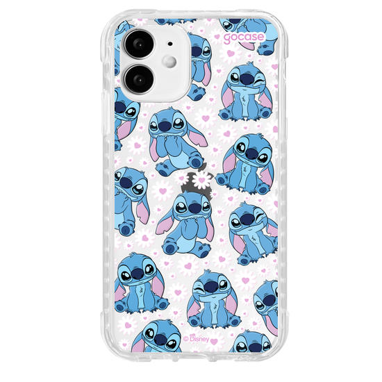 Capinha para celular  Stitch Flower Bloom