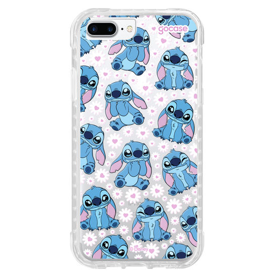 Capinha para celular  Stitch Flower Bloom