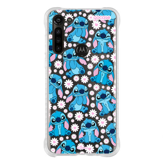 Capinha para celular  Stitch Flower Bloom