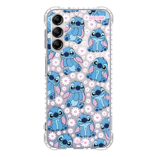 Capinha para celular  Stitch Flower Bloom