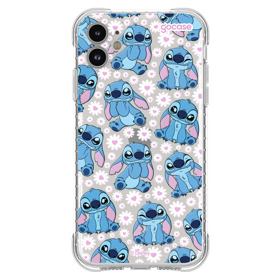 Capinha para celular  Stitch Flower Bloom
